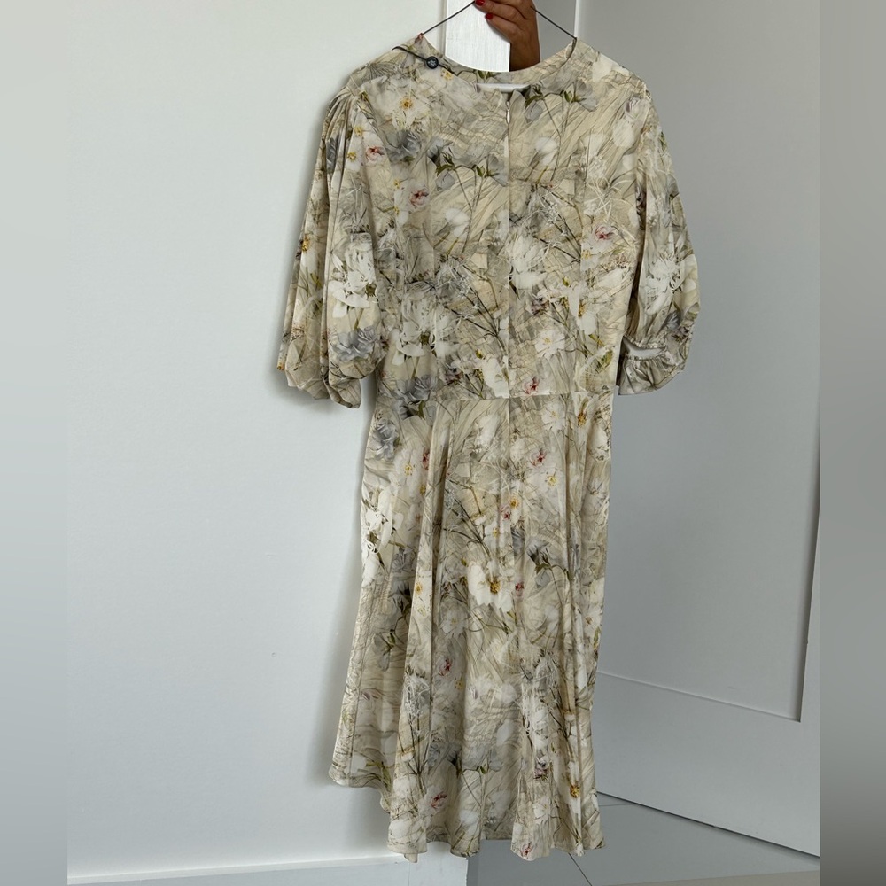 ALEXANDER MCQUEEN FLORAL DRESS